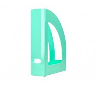Revistero plastico q-connect color menta 320x250x80 mm