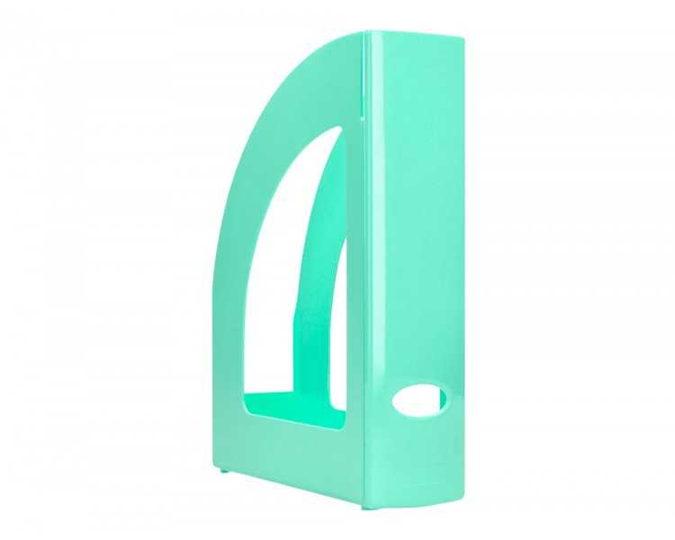 Revistero plastico q-connect color menta 320x250x80 mm