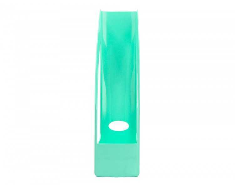Revistero plastico q-connect color menta 320x250x80 mm