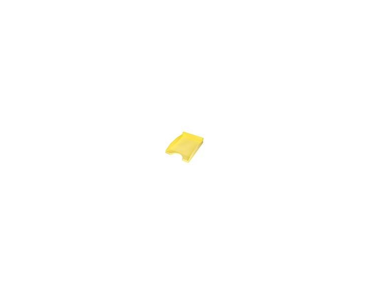 Bandeja sobremesa plastico q-connect amarillo pastel opaco 240x70x340mm