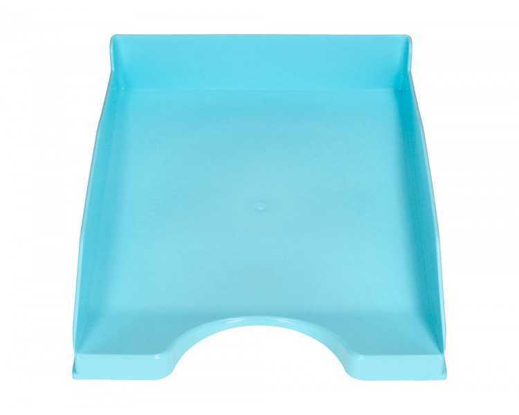 Bandeja sobremesa plastico q-connect celeste opaco 240x70x340mm