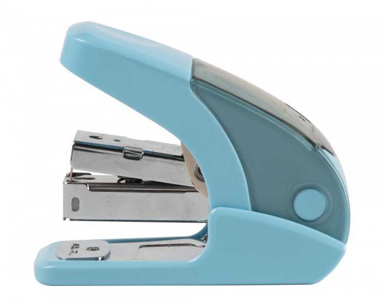 Grapadora liderpapel micro con regalo de caja de 1000 grapas 24/6 26/6 capacidad 20 hojas