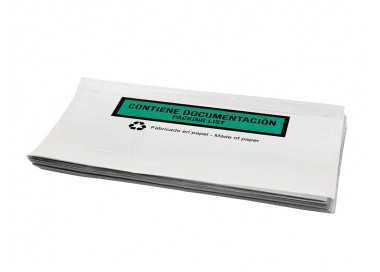 Sobre autoadhesivo q-connect portadocumentos multilingue 240x135 mm sin ventana 100% papel paquete de 100 unidades Sobre autoadhesivo q-connect portadocumentos multilingue 240x135 mm sin ventana 100% papel paquete de 100 unidades