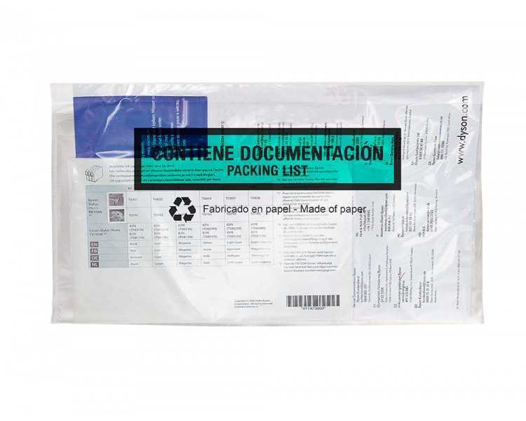 Sobre autoadhesivo q-connect portadocumentos multilingue 240x135 mm sin ventana 100% papel paquete de 100 unidades