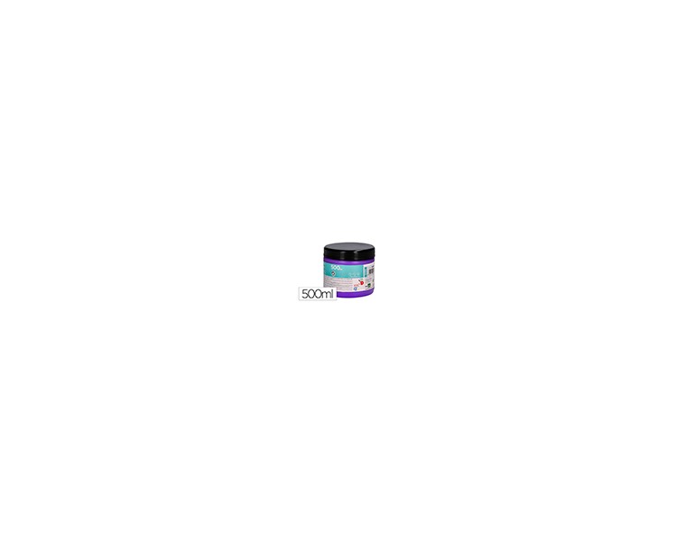 Pintura dedos liderpapel violeta tarrina de 500 cc