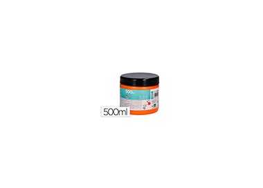 Pintura dedos liderpapel naranja tarrina de 500 cc