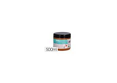 Pintura dedos liderpapel marron tarrina de 500 cc