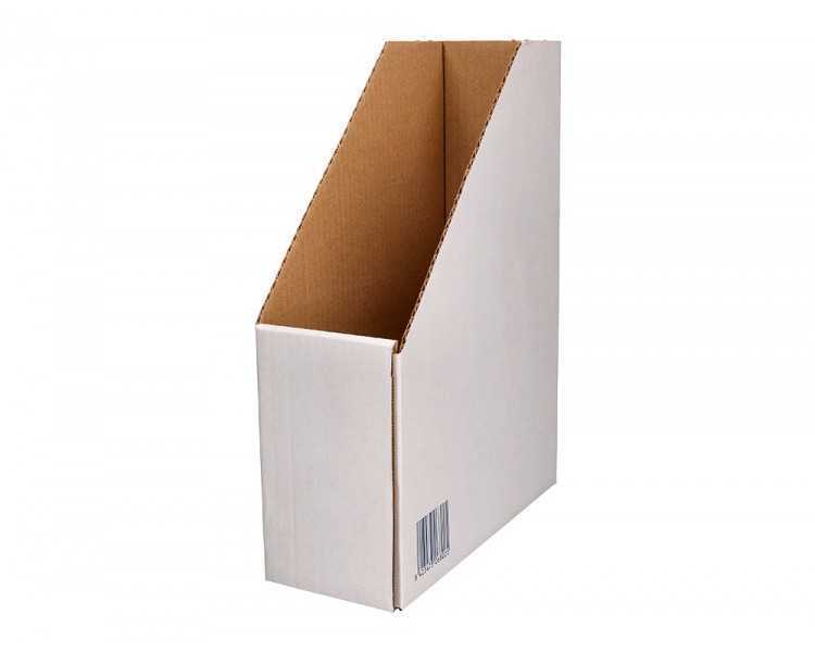 Revistero liderpapel ecouse carton 100% reciclado color blanco 256x100x335 mm