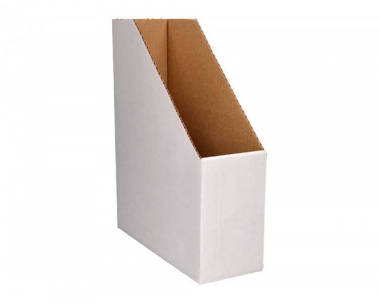 Revistero liderpapel ecouse carton 100% reciclado color blanco 256x100x335 mm