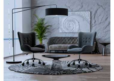 Silla q-connect escritorio mes sina base metalica alt max 960 anc 570 prof 620 ruedas premium color gris