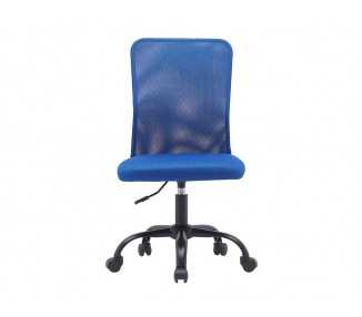 Silla q-connect oficina parma malla sin reposabrazos alt max 990 anc 480 prof 590 color azul