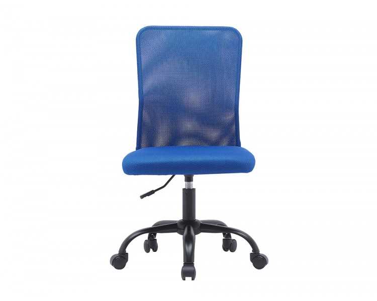 Silla q-connect oficina parma malla sin reposabrazos alt max 990 anc 480 prof 590 color azul