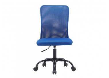 Silla q-connect oficina parma malla sin reposabrazos alt max 990 anc 480 prof 590 color azul