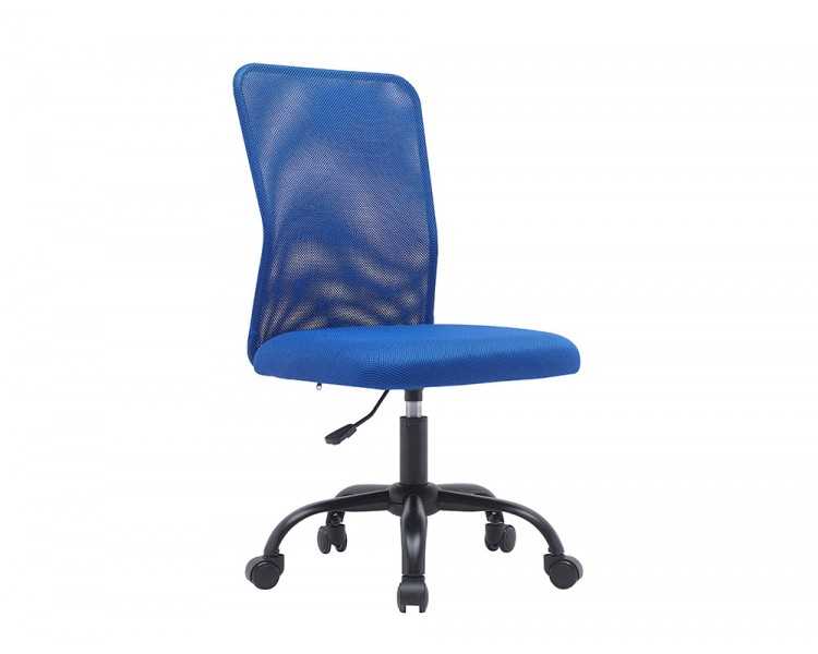 Silla q-connect oficina parma malla sin reposabrazos alt max 990 anc 480 prof 590 color azul