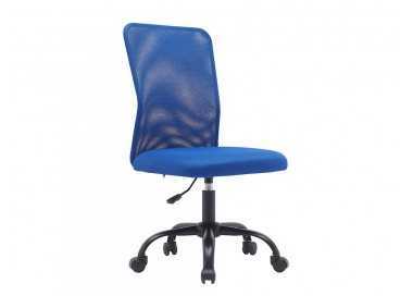 Silla q-connect oficina parma malla sin reposabrazos alt max 990 anc 480 prof 590 color azul