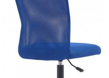 Silla q-connect oficina parma malla sin reposabrazos alt max 990 anc 480 prof 590 color azul