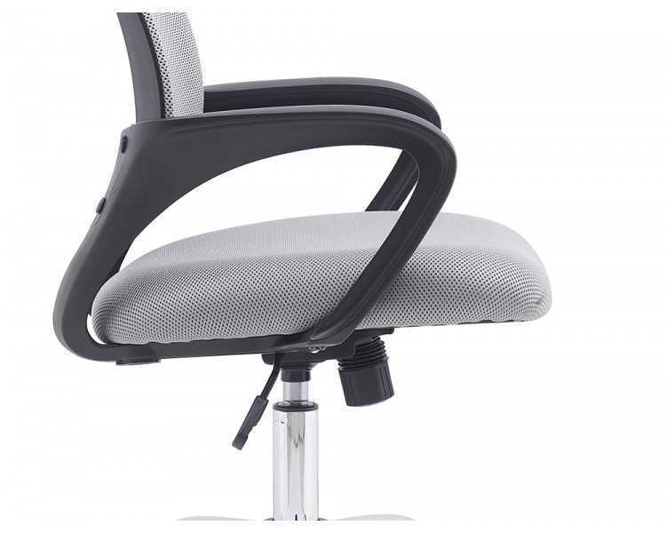 Silla q-connect oficina siena malla base metalica alt max 1000 anc 560 prof 570 ruedas premium color blanco gris