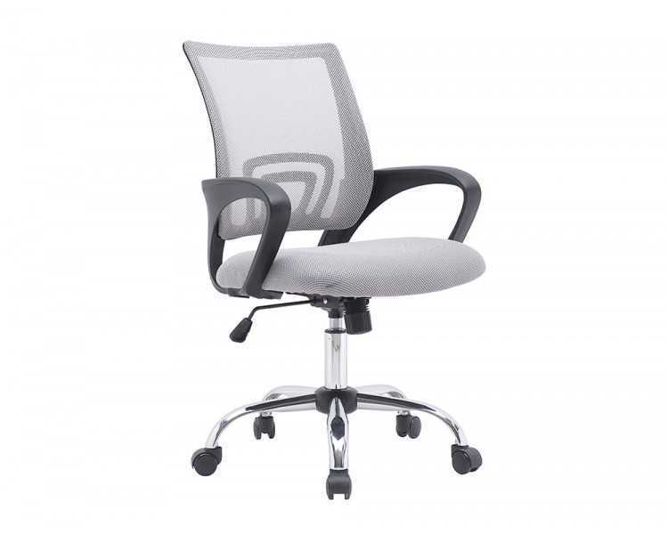 Silla q-connect oficina siena malla base metalica alt max 1000 anc 560 prof 570 ruedas premium color blanco gris