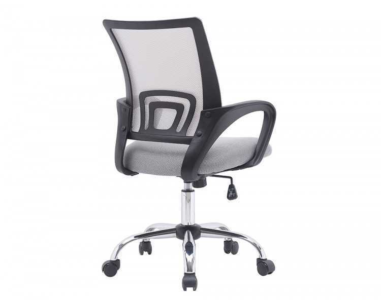 Silla q-connect oficina siena malla base metalica alt max 1000 anc 560 prof 570 ruedas premium color blanco gris