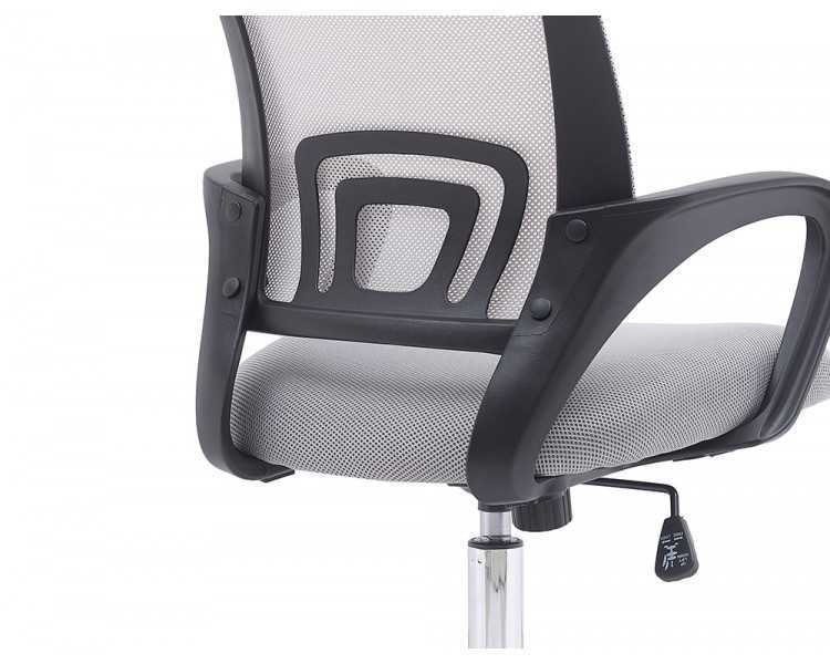Silla q-connect oficina siena malla base metalica alt max 1000 anc 560 prof 570 ruedas premium color blanco gris