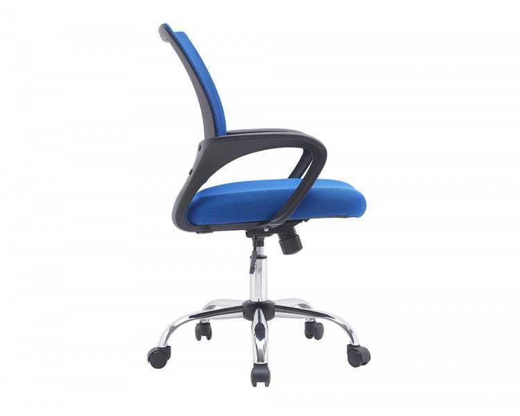 Silla q-connect oficina siena malla base metalica alt max 1000 anc 560 prof 570 ruedas premium color negro azul