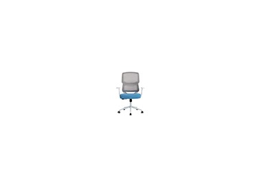 Silla q-connect oficina lucca malla base metalica alt max 1090 anc 700 prof 650 ruedas premium color blanco gris azul