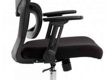 Silla q-connect oficina lucca malla base metalica alt max 1090 anc 700 prof 650 ruedas premium color negro