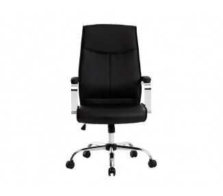 Silla q-connect direccion mode na simil piel base metalica alt max 1210 anc 630 prof 650 mm ruedas premium color negro