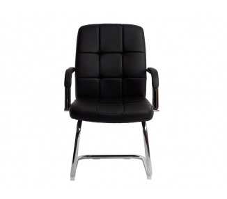 Silla q-connect escritorio pia ve simil piel base metalica alt max 1050 anc 610 prof 680 color negro