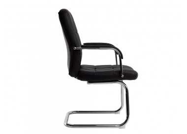 Silla q-connect escritorio pia ve simil piel base metalica alt max 1050 anc 610 prof 680 color negro