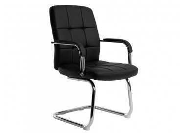 Silla q-connect escritorio pia ve simil piel base metalica alt max 1050 anc 610 prof 680 color negro