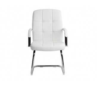 Silla q-connect escritorio pia ve simil piel base metalica alt max 1050 anc 610 prof 680 color blanco