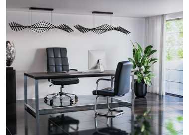 Silla q-connect direccion piav e simil piel base metalica alt max 1250 anc 610 prof 700 mm ruedas premium color negro