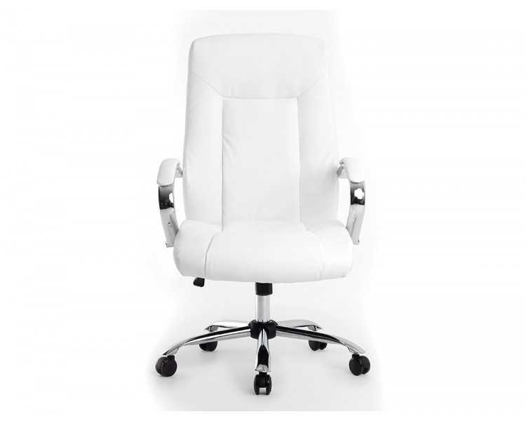 Silla q-connect direccion vero na simil piel base metalica alt max 1210 anc 650 prof 730 mm ruedas premium color blanco