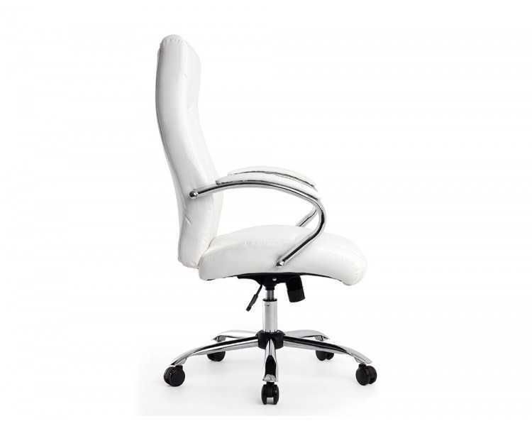 Silla q-connect direccion vero na simil piel base metalica alt max 1210 anc 650 prof 730 mm ruedas premium color blanco