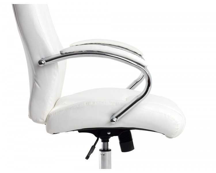 Silla q-connect direccion vero na simil piel base metalica alt max 1210 anc 650 prof 730 mm ruedas premium color blanco