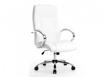 Silla q-connect direccion vero na simil piel base metalica alt max 1210 anc 650 prof 730 mm ruedas premium color blanco