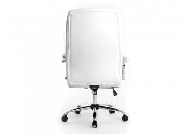 Silla q-connect direccion vero na simil piel base metalica alt max 1210 anc 650 prof 730 mm ruedas premium color blanco