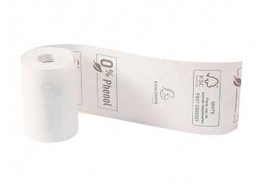 Rollo sumadora exacompta termico para tpv 57 mm x 40 mm 55 g/m2 fsc sin bisfenol a ni plastico