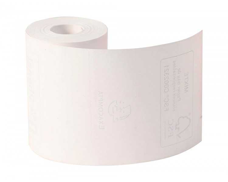 Rollo sumadora exacompta termico para tpv 57 mm x 40 mm 55 g/m2 fsc sin bisfenol a ni plastico