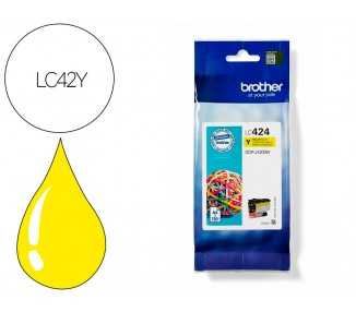 Ink-jet brother lc424y dcp-1200w amarillo 750 paginas