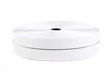 Cinta de cierre adhesiva liderpapel velcro blanco 20mm x 25m