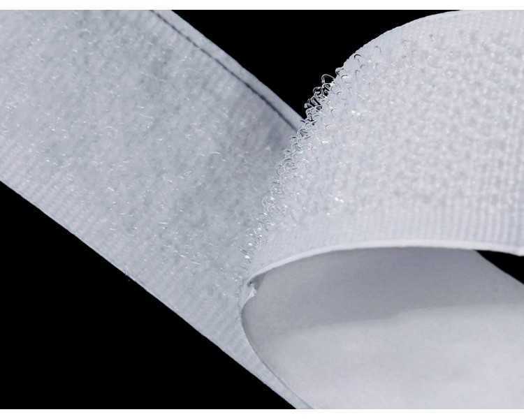 Cinta de cierre adhesiva liderpapel velcro blanco 20mm x 10m