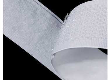 Cinta de cierre adhesiva liderpapel velcro blanco 20mm x 10m