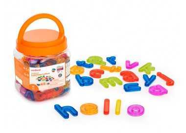 Juego didactico miniland letras minusculas translucidas