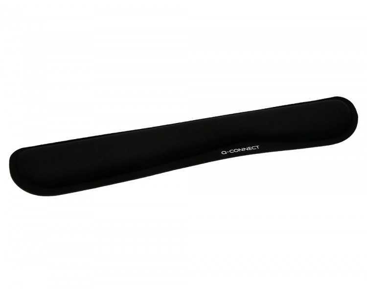 Reposamuñecas q-connect memory foam para teclado color negro 460x85x25 mm