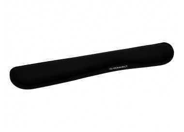Reposamuñecas q-connect memory foam para teclado color negro 460x85x25 mm Reposamuñecas q-connect memory foam para teclado color negro 460x85x25 mm