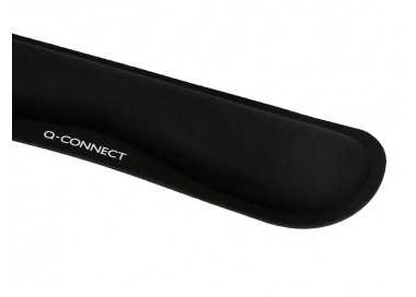 Reposamuñecas q-connect memory foam para teclado color negro 460x85x25 mm Reposamuñecas q-connect memory foam para teclado color negro 460x85x25 mm