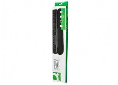 Reposamuñecas q-connect memory foam para teclado color negro 460x85x25 mm Reposamuñecas q-connect memory foam para teclado color negro 460x85x25 mm
