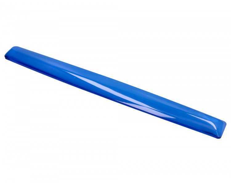 Reposamuñecas q-connect de gel para teclado color azul 525x58x17 mm